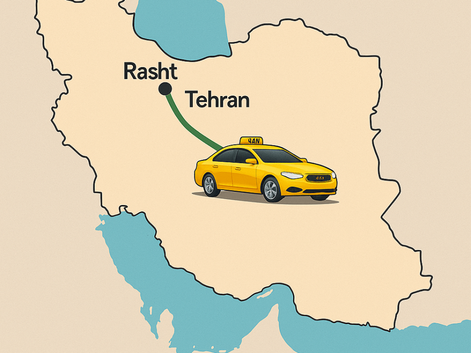 سواری تهران رشت | رزرو آنلاین، قیمت ارزان و خدمات VIP ۱۴۰۴
