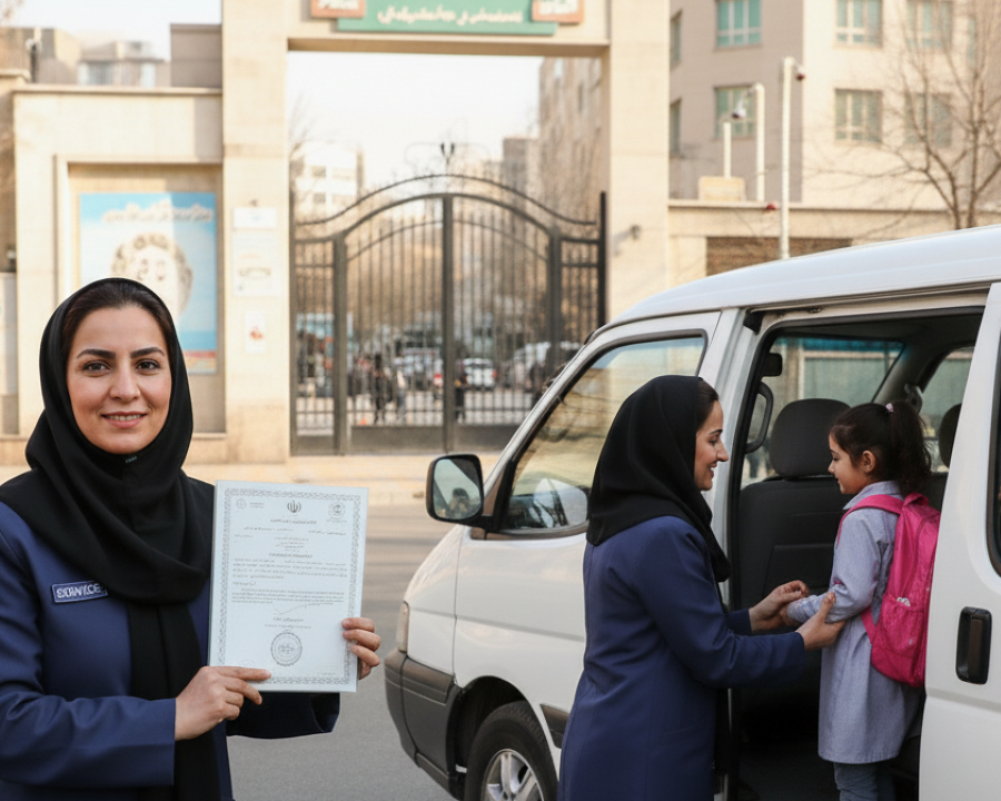 راهنمای جامع انتخاب و استخدام رانندگان خانم سرویس مدارس تهران: امنیت، قوانین و فرصت شغلی ️‍