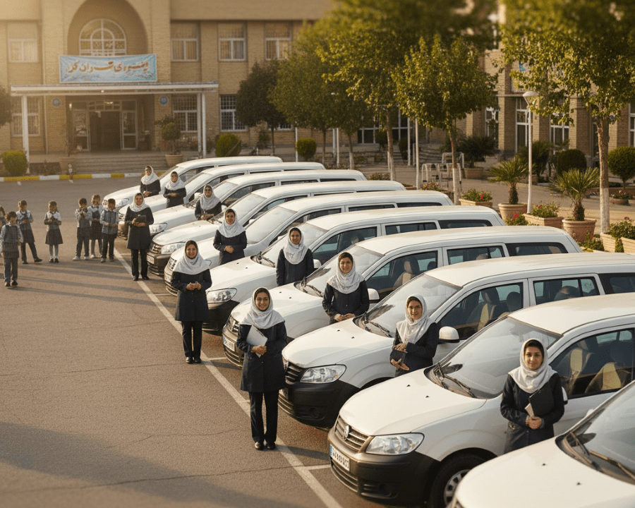 فراتر از جابه‌جایی: تاثیر رانندگان زن بر نظم سرویس مدارس و امنیت روانی خانواده‌ها