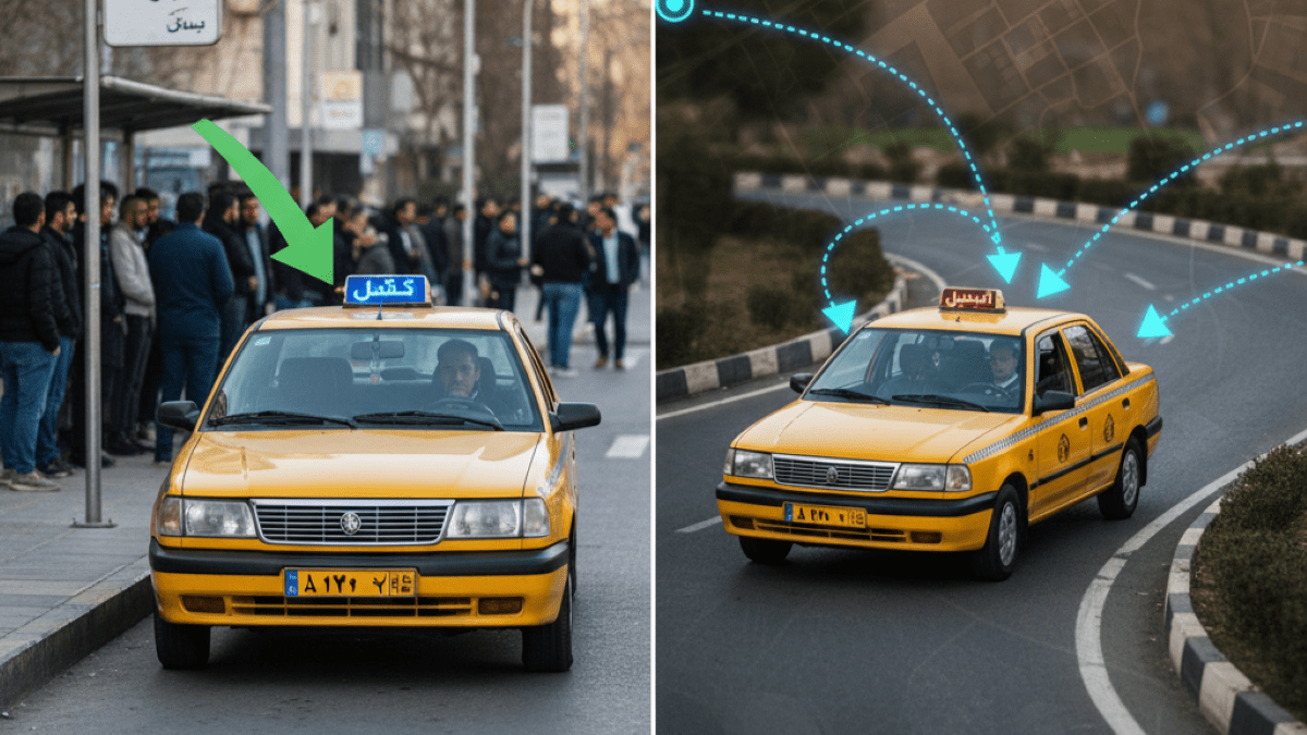 نرخ تاکسی زرد ۱۴۰۴: راهنمای جامع محاسبه کرایه کیلومتری و نکات پنهان مسیر