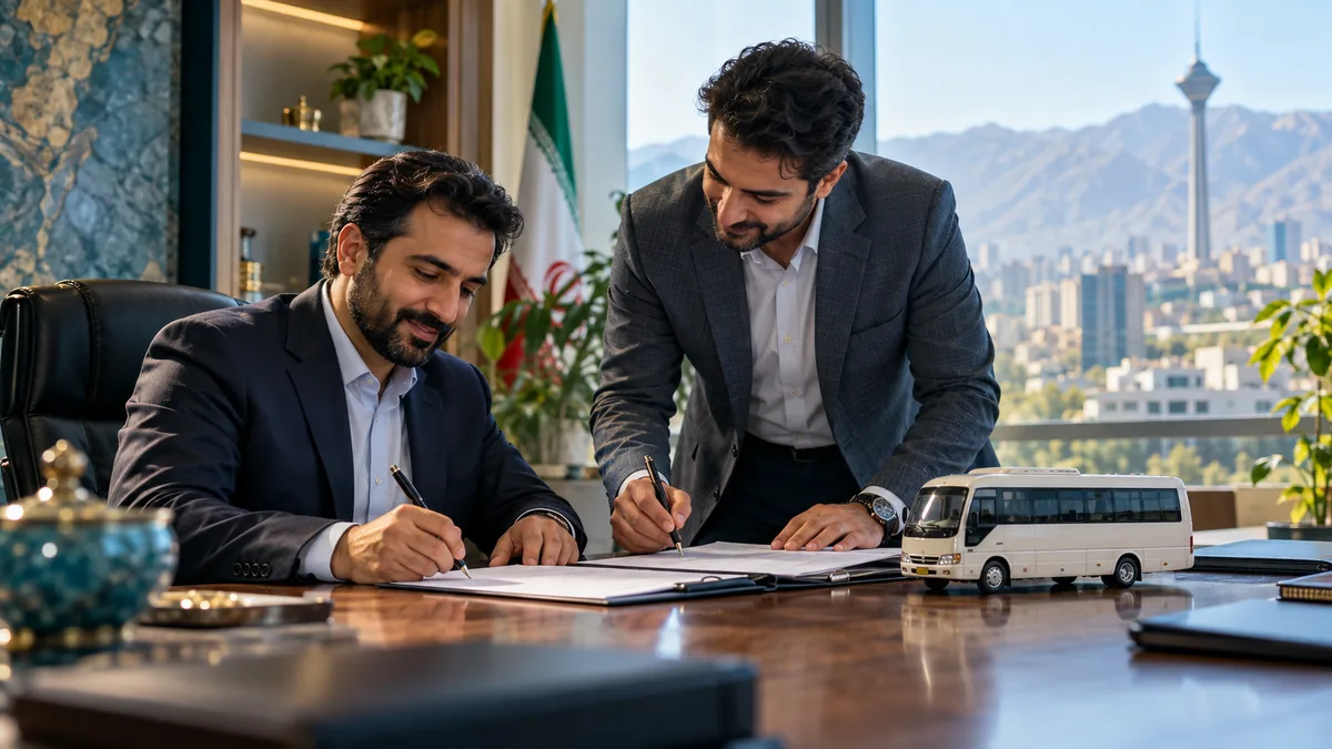 نمونه قرارداد سرویس ایاب و ذهاب